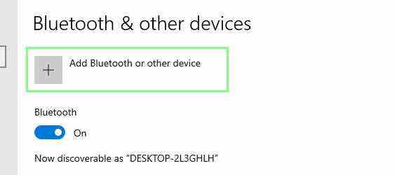 Bluetooth sous Windows