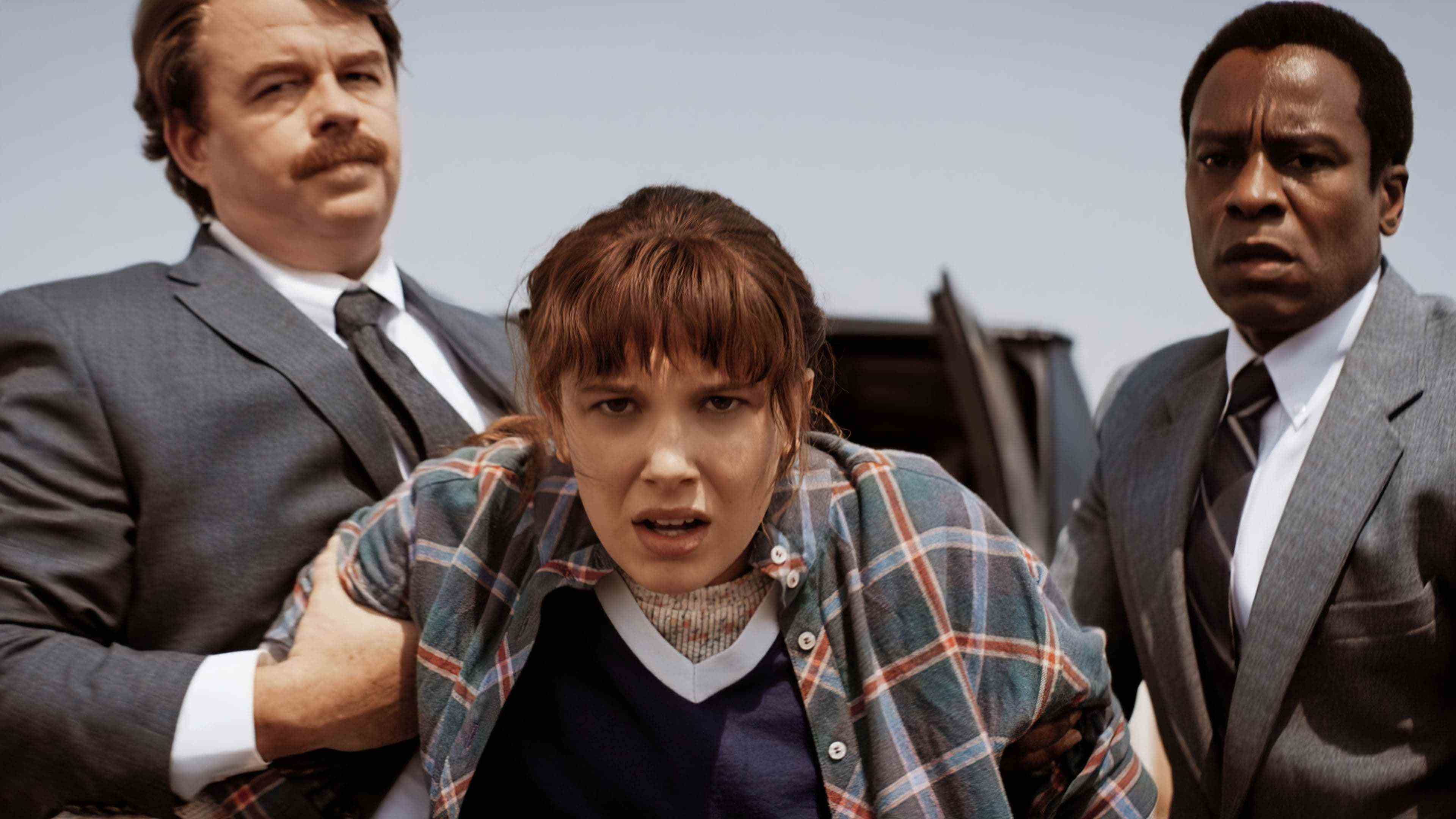La scène Stranger Things de Netflix avec Eleven et le FBI