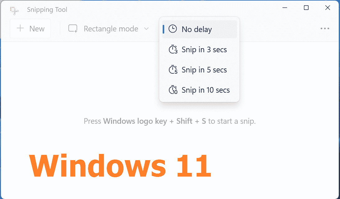 Retard de l'outil de capture Windows 11