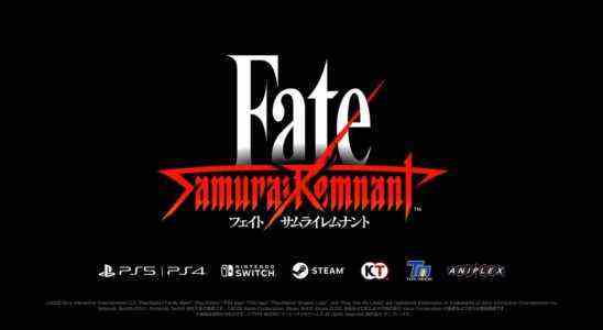 Fate/Samurai Remnant annoncé pour Switch