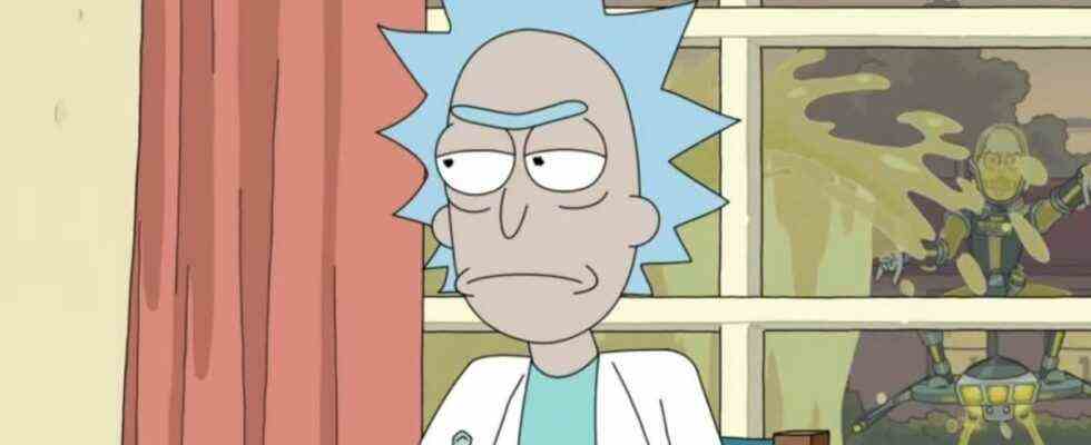 Rick Sanchez in Rick and Morty on Adult Swim