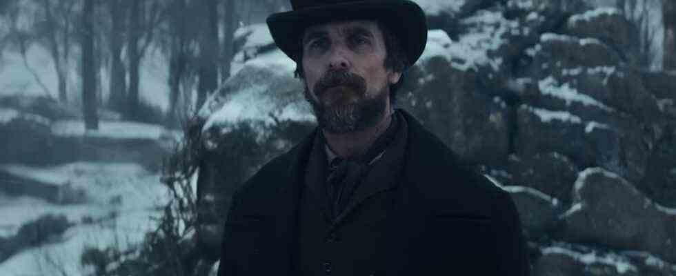 The Pale Blue Eye Netflix official trailer Christian Bale young Edgar Allan Poe murder mystery