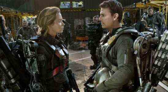 Emily Blunt and Tom Cruise in Edge of Tomorrow