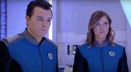 Seth MacFarlane and Adrienne Palicki on The Orville