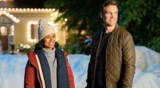 Karen David and Tyler Hilton in When Christmas Was Young