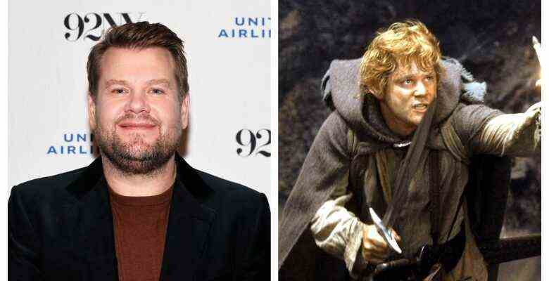 James Corden, Sean Astin in "Lord of the Rings"