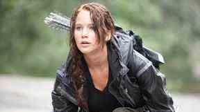 Jennifer Lawrence dans le rôle de Katniss Everdeen dans Hunger Games.