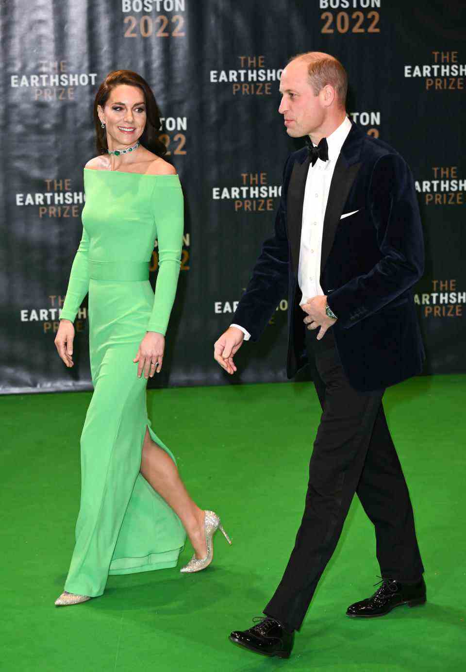 Catherine, princesse de Galles et le prince William, prince de Galles assistent au prix Earthshot 2022 au MGM Music Hall à Fenway le 02 décembre 2022 à Boston, Massachusetts.