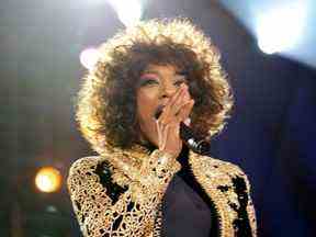 Cette image publiée par Sony Pictures montre Naomi Ackie dans Tristar's "Whitney Houston : Je veux danser avec quelqu'un."