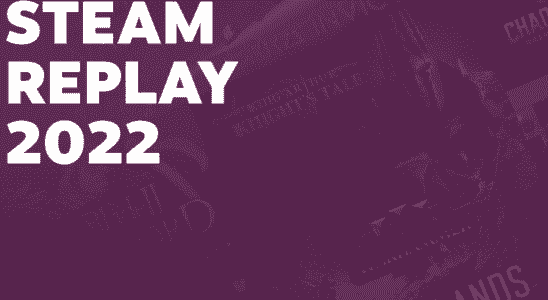Steam Replay 2022 banner