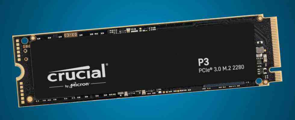 Le SSD Crucial P3 1 To M.2 NVMe est à son prix le plus bas jamais enregistré sur Amazon