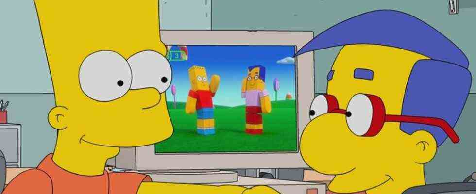 Les derniers épisodes des Simpsons Spoofs Jeu en ligne populaire Roblox