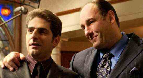 Michael Imperioli and James Gandolfini on The Sopranos