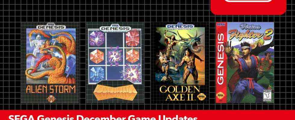 Nintendo Switch Online ajoute les jeux SEGA Genesis Golden Axe II, Alien Storm, Columns, Virtua Fighter 2
