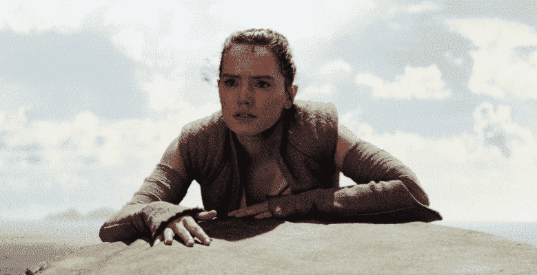 Daisy Ridley as Rey in Star Wars: The Last Jedi