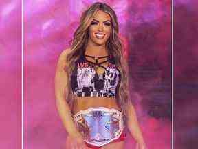 Mandy Rose, ancienne championne féminine NXT.  (WWE)