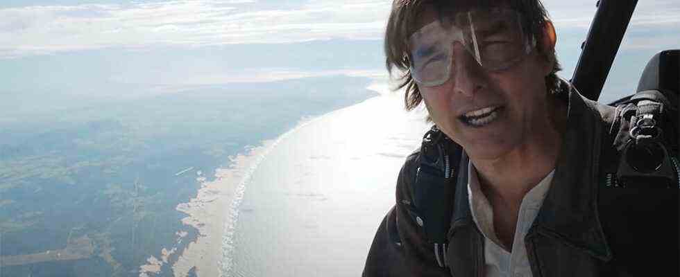 Tom Cruise saute de l'avion dans la nouvelle promotion "Mission : Impossible" : "Merci de nous avoir permis de vous divertir"
