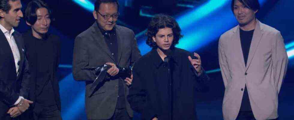 Un enfant arrêté après s'être faufilé sur scène aux Game Awards