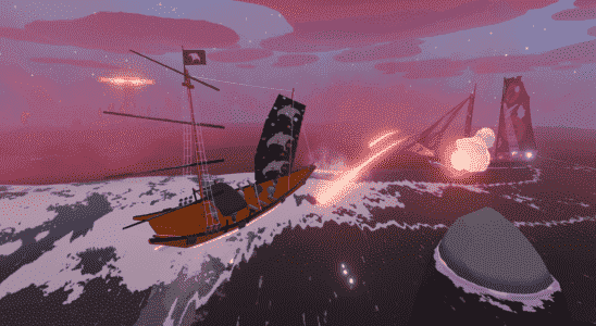 Voici un petit jeu original avec d'excellents voiliers à explorer et à combattre