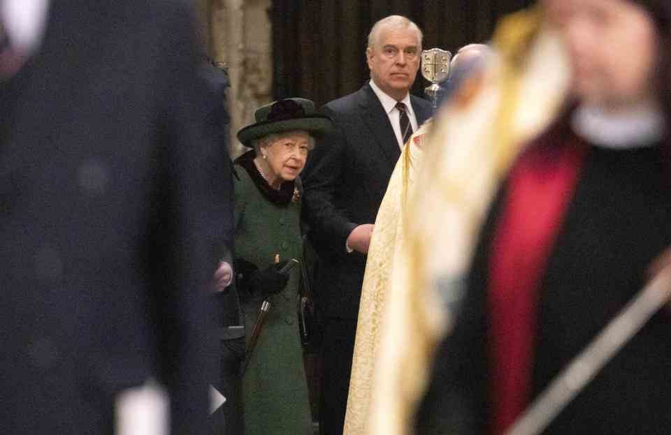 La reine et le duc d'York