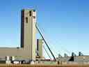 Puits de mine de potasse Jansen du groupe BHP en Saskatchewan.  Le géant minier accélère la production de ce qui sera l'une des plus grandes mines de potasse au monde.