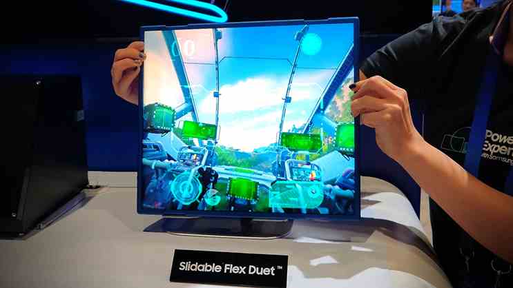 Le concept Samsung Flex Duet présenté au CES 2023