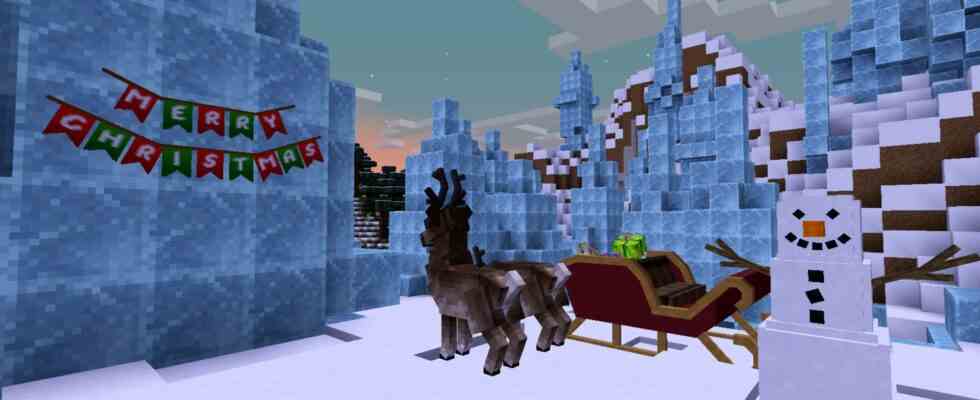 Les meilleures constructions, graines, skins et plus encore de Noël Minecraft