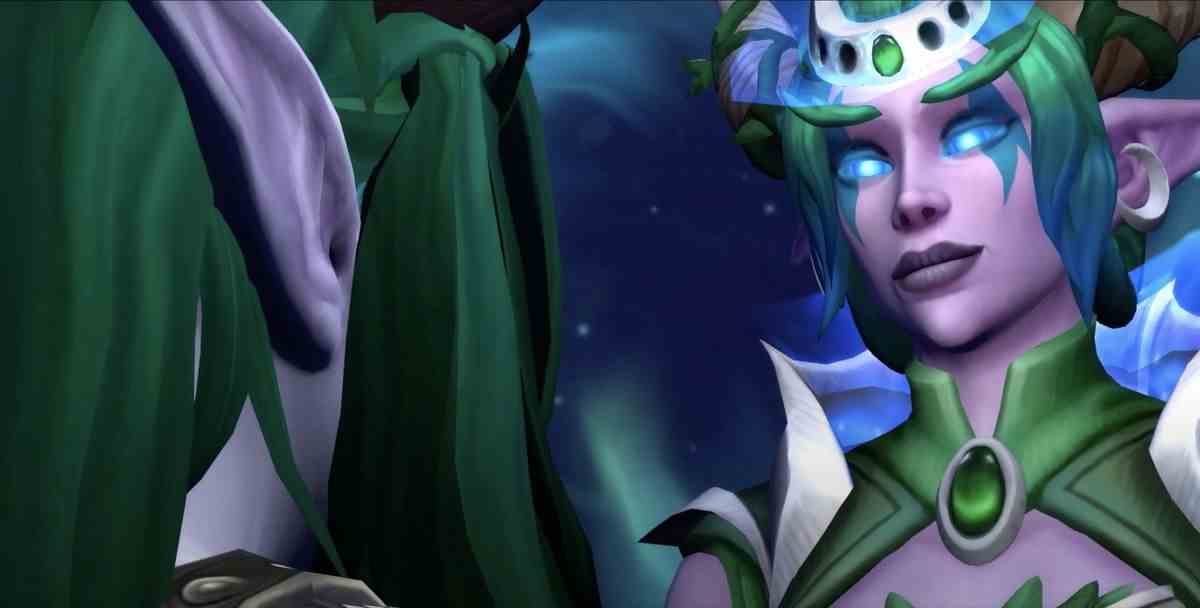 World of Warcraft: Dragonflight - Ysera, l'aspect vert du Vol draconique, sourit affectueusement à sa fille