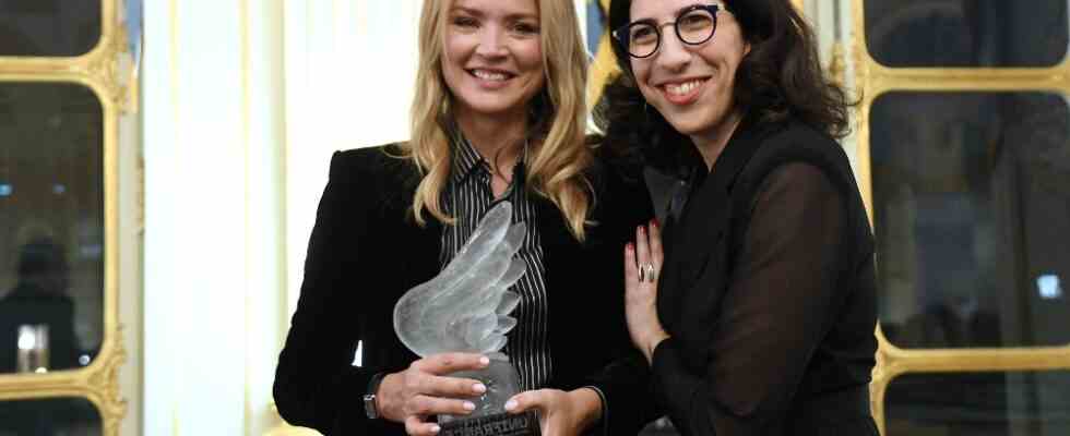 Virginie Efira remporte le prix Unifrance du cinéma français au ministère de la Culture