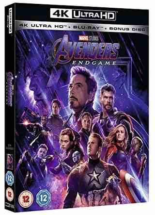 Avengers : Endgame 4K comprend un disque bonus [Blu-ray] [2019] [Region Free]