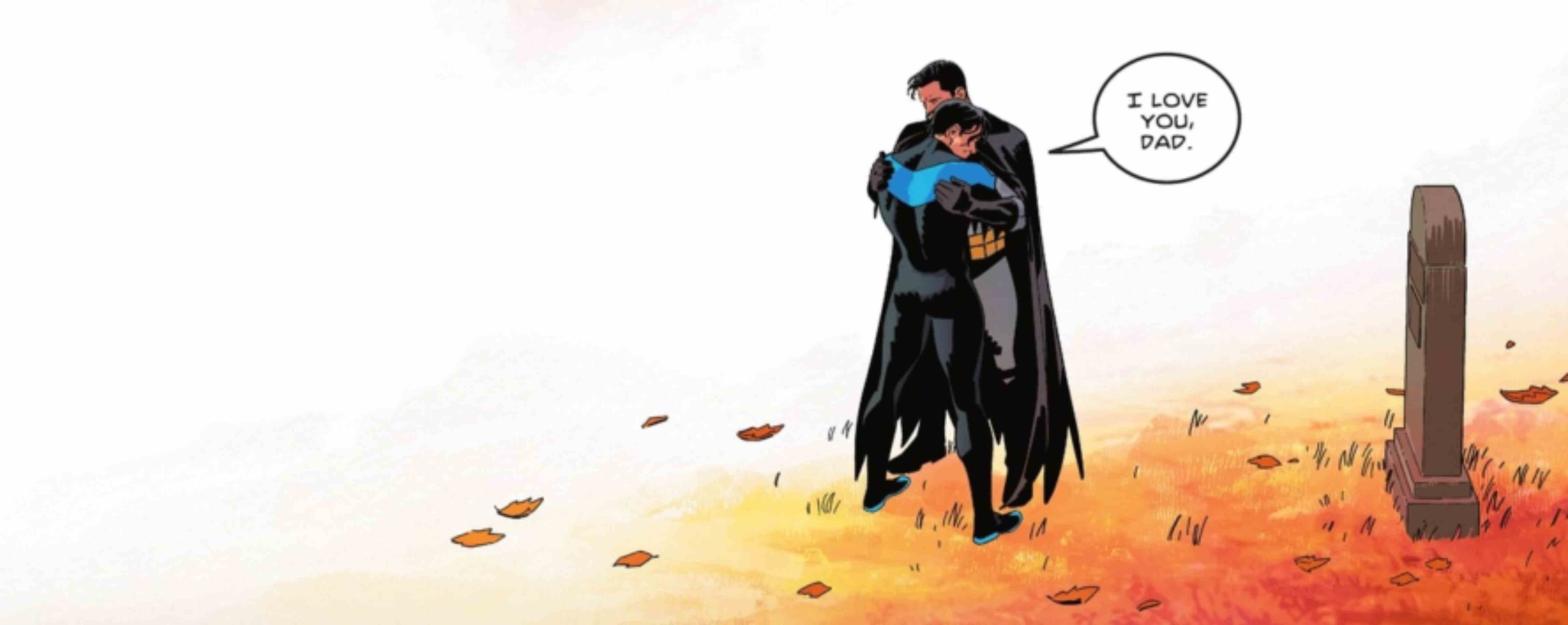 un panneau de Nightwing #100