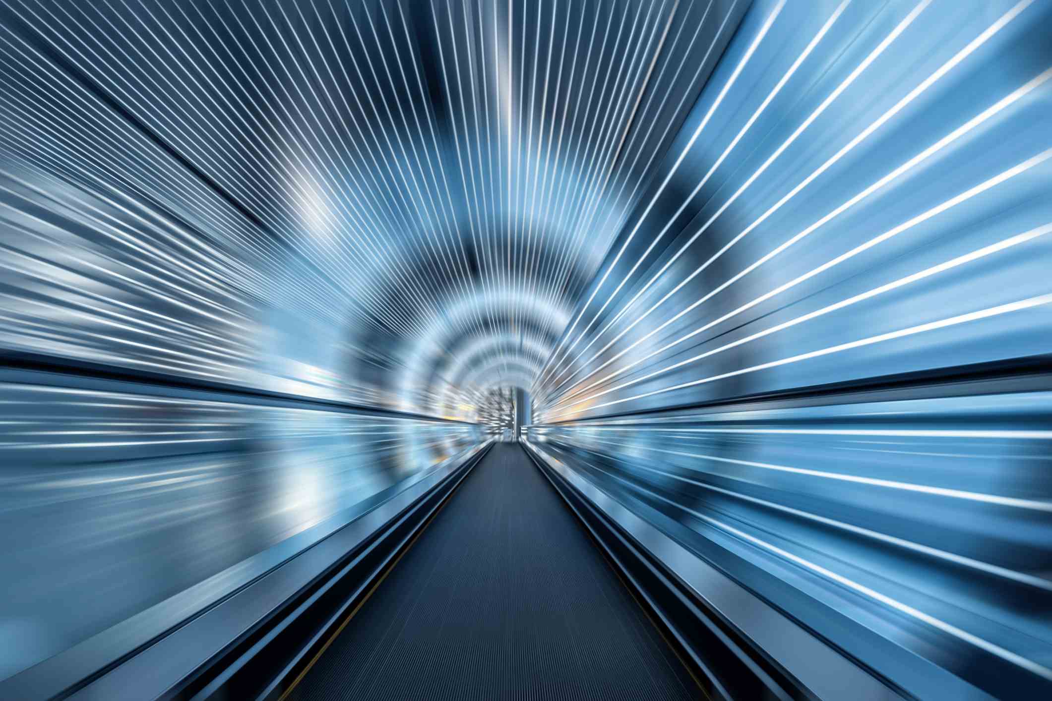 Un tunnel plein de technologie