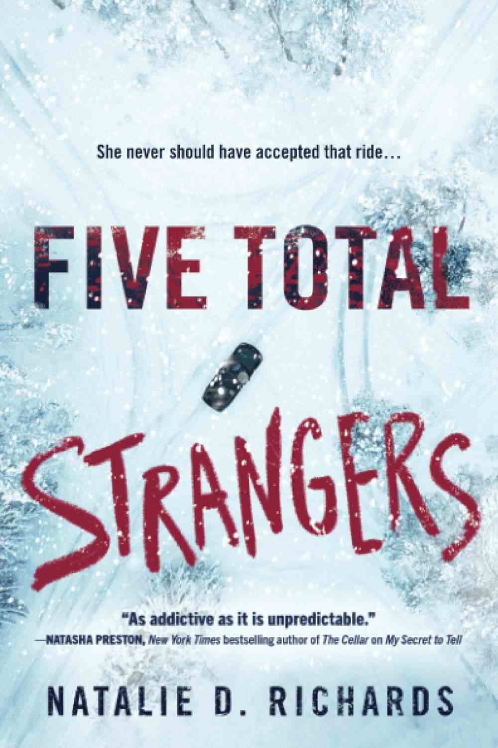 Couverture de Five Total Strangers de Natalie D. Richards