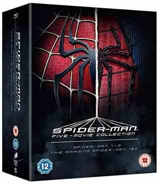 La collection complète de cinq films de Spider-Man [Blu-ray] [Region Free]
