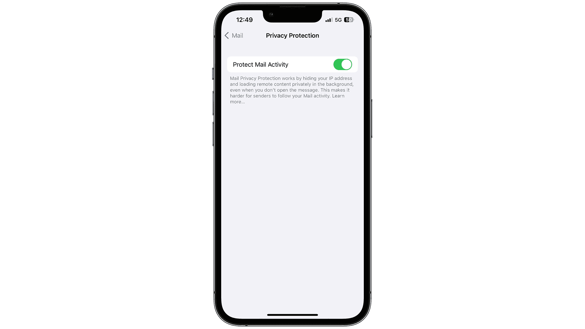 Protection de la confidentialité de la messagerie iOS 16