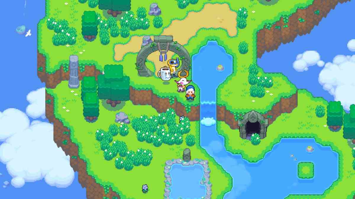 Aperçu de Moonstone Island : Studio Supersoft combine la collecte de monstres Pokémon, l'agriculture de Stardew Valley et les îles flottantes pour un effet soigné.