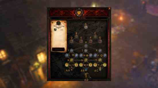 Diablo 3 saison 28 - déverrouiller le menu des sceaux et des pouvoirs de potion légendaires, étiquetés pour plus de clarté de AZ