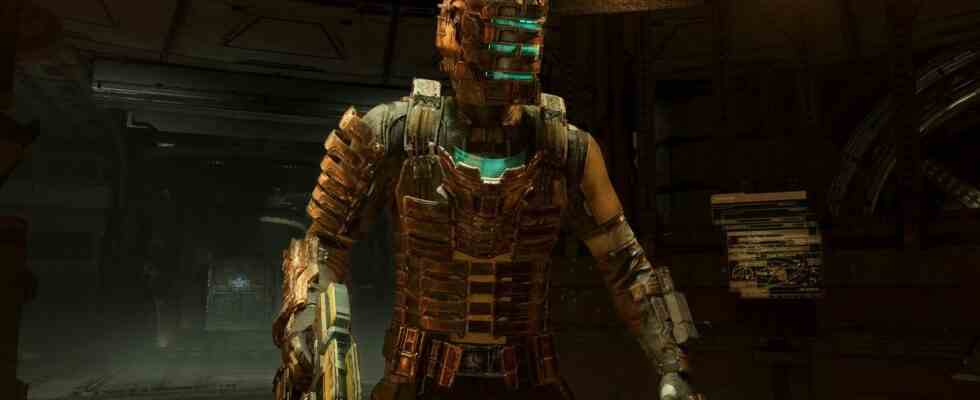 Dead Space remake - Isaac with his Plasma Cutter