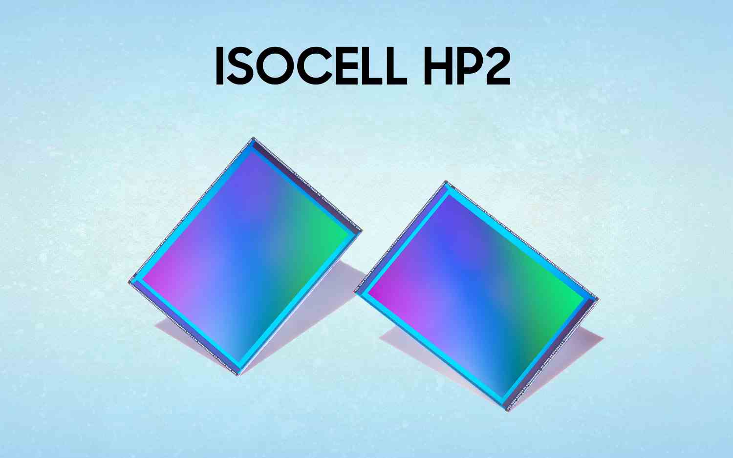 Un rendu du Samsung ISOCELL HP2 CMOS (capteur de caméra)