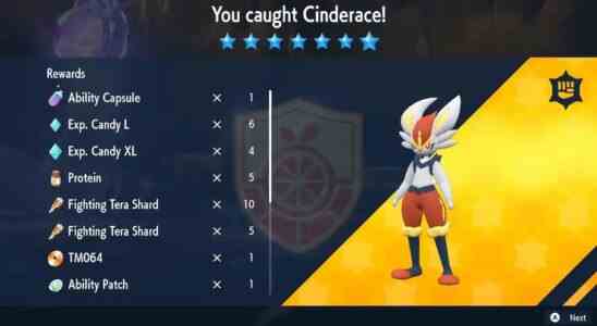 Ce week-end est votre deuxième chance à l'événement Pokémon Scarlet & Violet's Cinderace Tera Raid – Destructoid
