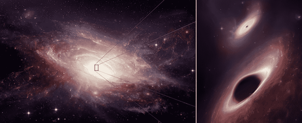 Des scientifiques ont découvert une paire monstrueuse de trous noirs supermassifs destinés à entrer en collision