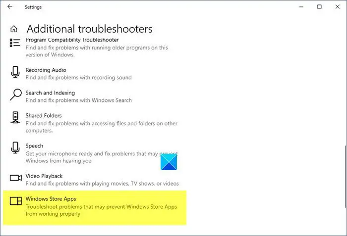 Windows-Store-Apps-Troubleshooter
