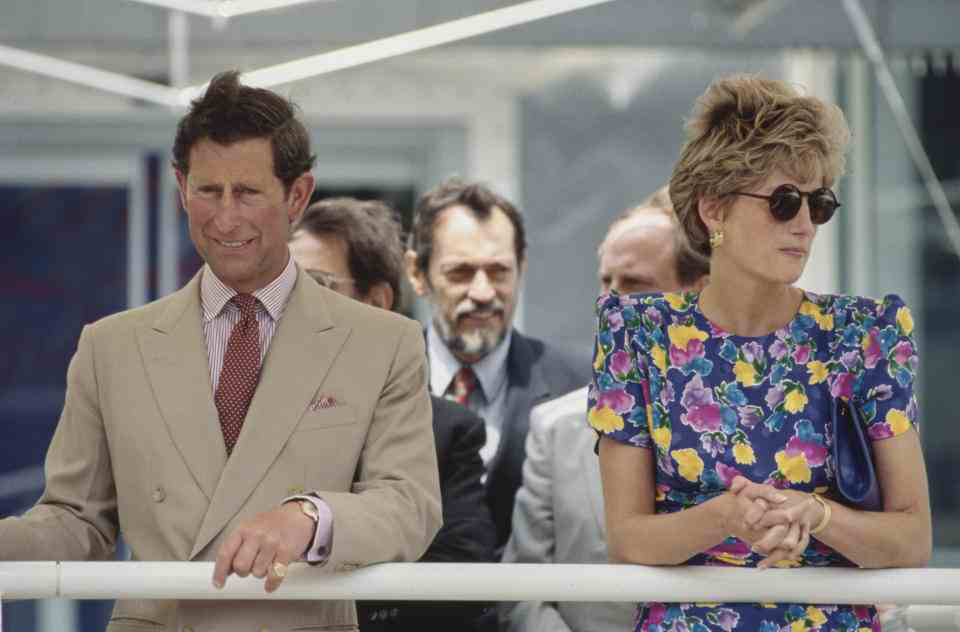 Le prince Charles et Diana, princesse de Galles (1961 - 1997) à l'Expo de Séville '92, l'Exposition universelle de Séville, Espagne, le 21 mai 1992