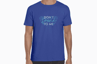 The Masked Singer officiel 'Don't Speak To Me' T-shirt en bleu