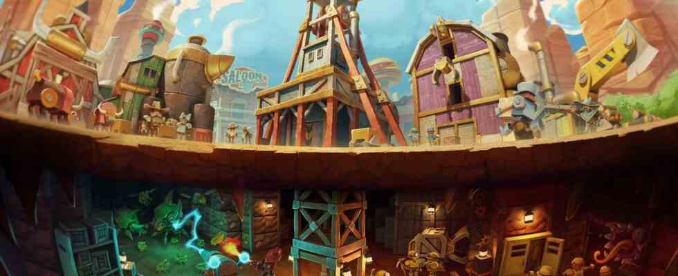Le nouveau jeu de construction de ville de SteamWorld a une grande touche souterraine