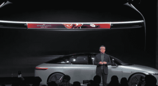 Le prototype de voiture de Sony pourrait être le début d'une tendance publicitaire grossière