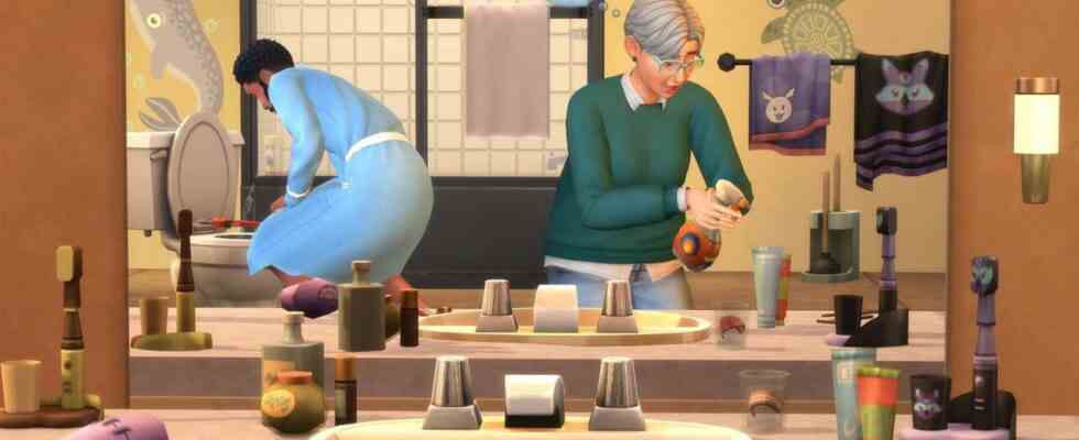 Les Sims 4 obtient de nouveaux kits Simtimates et encombrement de salle de bain