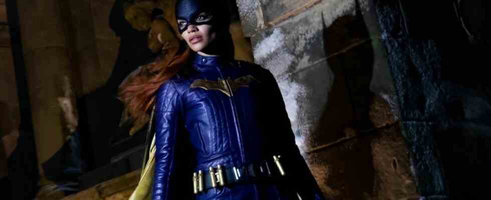 Leslie Grace in Batgirl suit