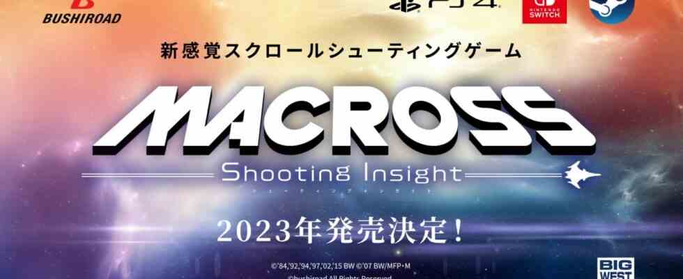 MACROSS Shooting Insight annoncé pour PS4, Switch et PC