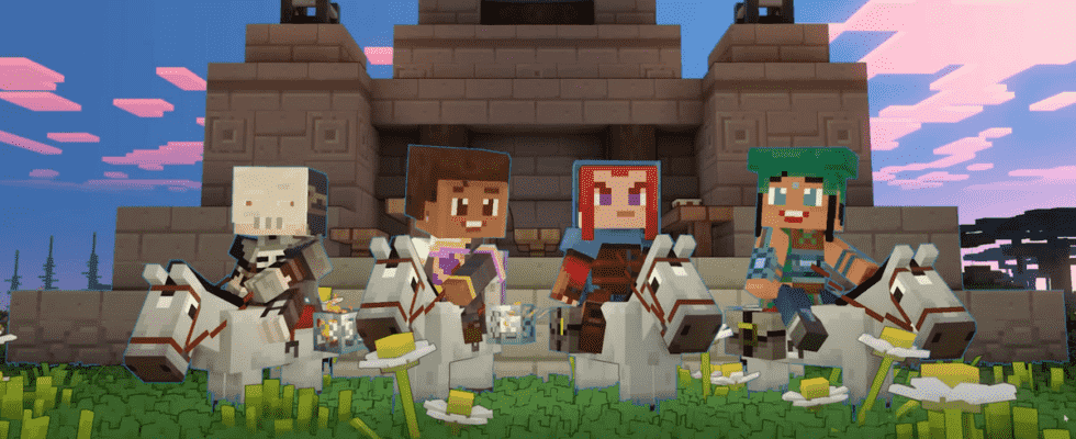 Minecraft Legends vous permet de construire des bases massives en multijoueur, obtient enfin la date de sortie